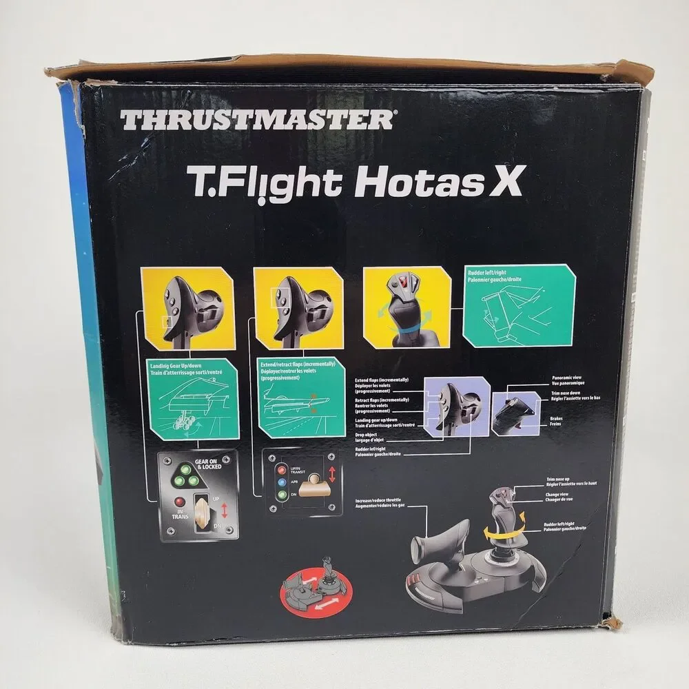 Thrustmaster T-Flight HOTAS X USB Flight Simulator Joystick Throttle PC